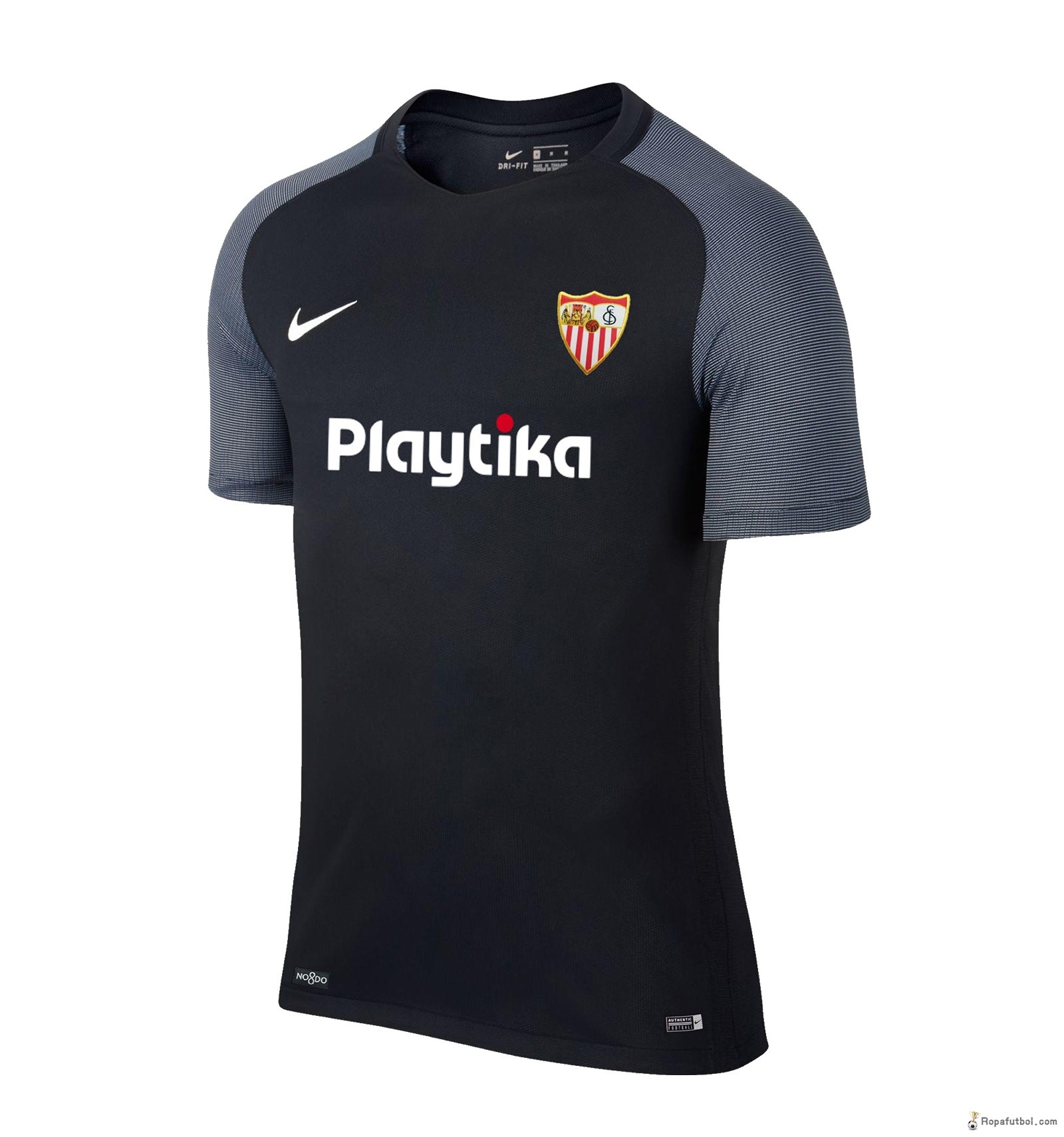 Camiseta Sevilla Replica Tercera Ropa 2018/19 Negro